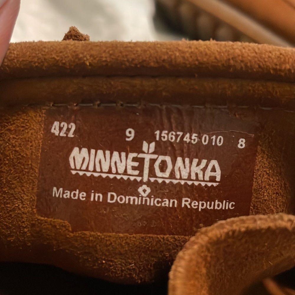 Minnetonka Brown Suede Ankle Moccasins - image 3